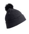 RC028B RC028J Result Core Kids Pom Pom Beanie Black colour image